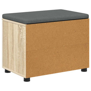 Παγκάκι Χαλωρίου με μαξιλάρι Δρύς Sonoma 60 x 38 x 46 εκ - Pakobazaar