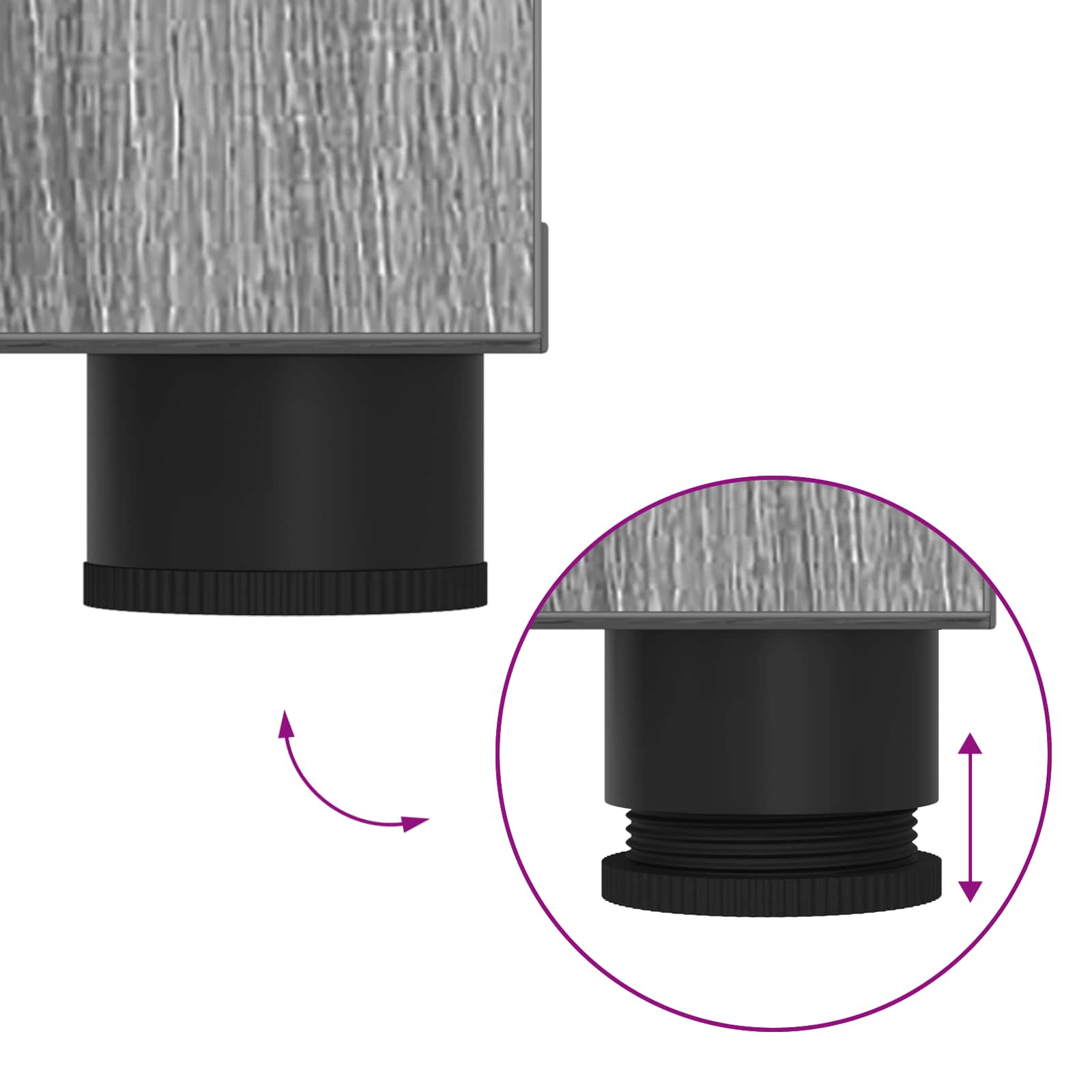 Παγκάκι Χαλωρίου με μαξιλάρι Γκρι Σονομά 60 x 38 x 46 εκ - Pakobazaar