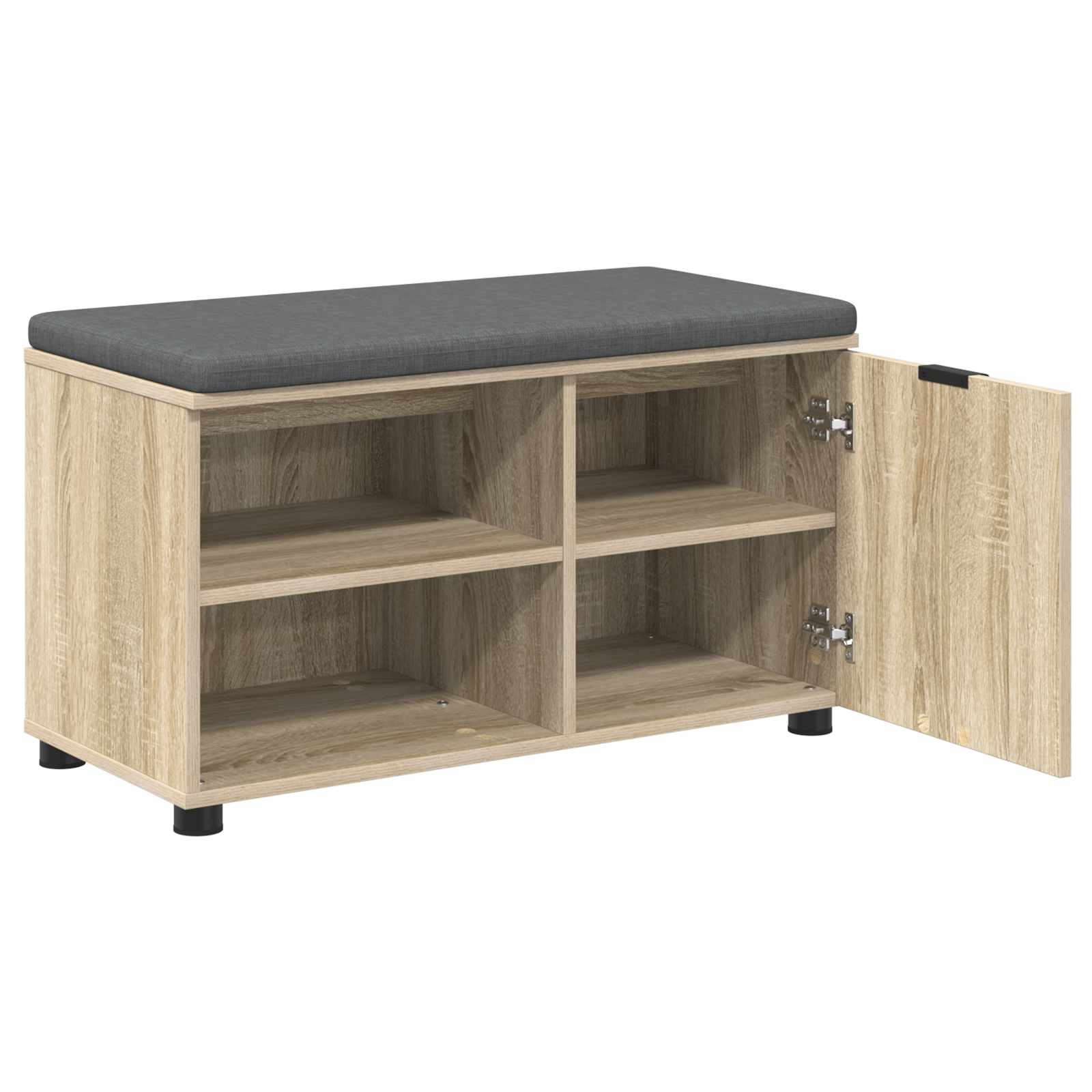 Παγκάκι Χαλωρίου με μαξιλάρι Δρύς Sonoma 80 x 38 x 46 εκ - Pakobazaar