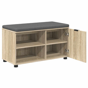 Παγκάκι Χαλωρίου με μαξιλάρι Δρύς Sonoma 80 x 38 x 46 εκ - Pakobazaar