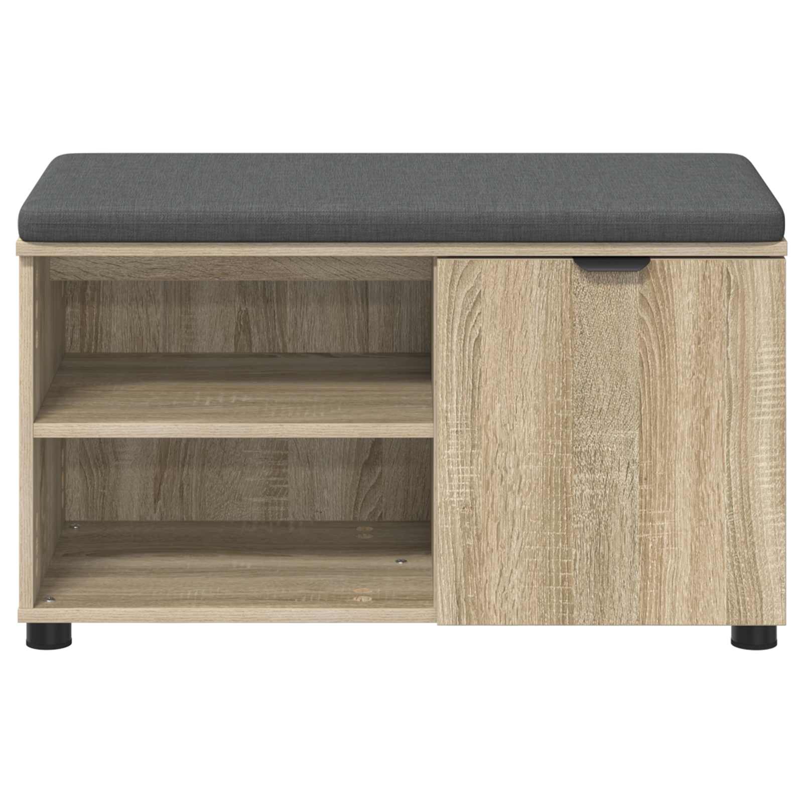 Παγκάκι Χαλωρίου με μαξιλάρι Δρύς Sonoma 80 x 38 x 46 εκ - Pakobazaar