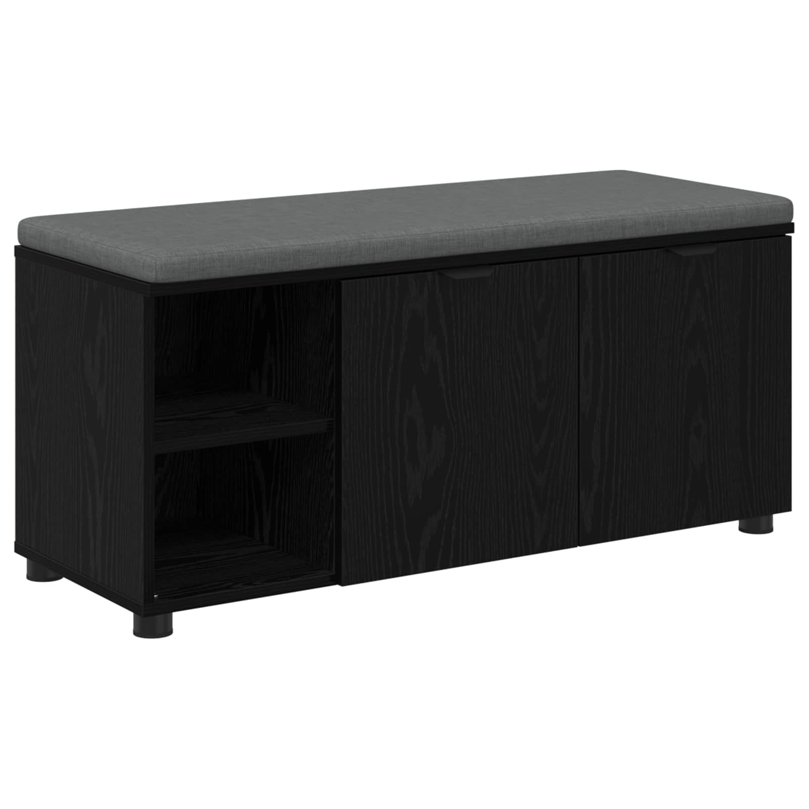Παγκάκι Χαλωρίου με μαξιλάρι Μαύρη Δρυς 100 x 38 x 46 εκ - Pakobazaar