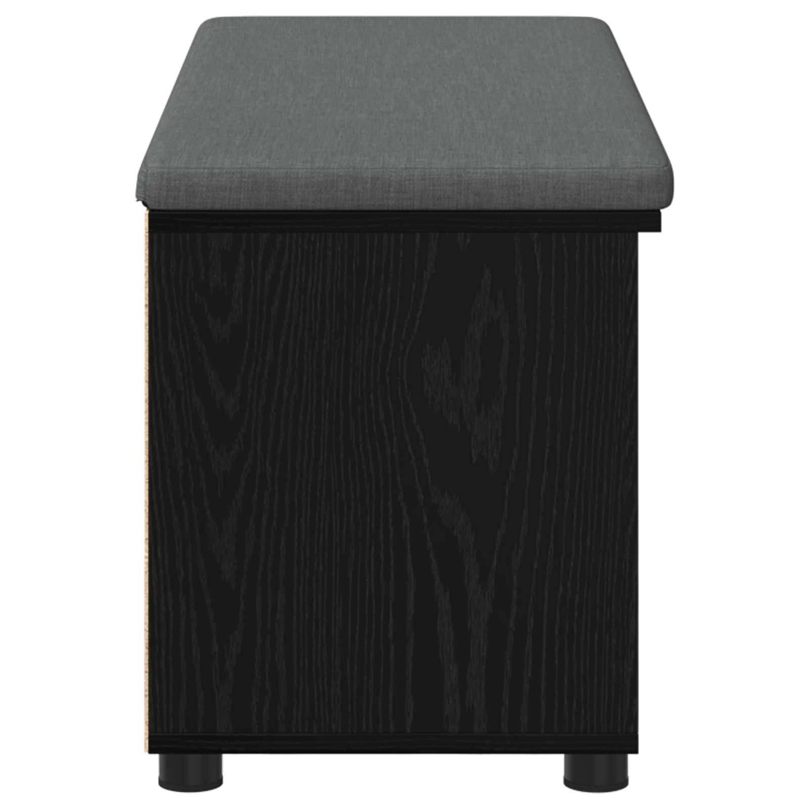 Παγκάκι Χαλωρίου με μαξιλάρι Μαύρη Δρυς 100 x 38 x 46 εκ - Pakobazaar