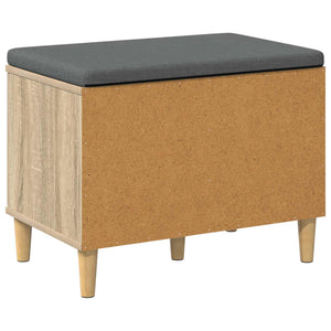 Παγκάκι Χαλωρίου με μαξιλάρι Δρύς Sonoma 60 x 38 x 46 εκ - Pakobazaar