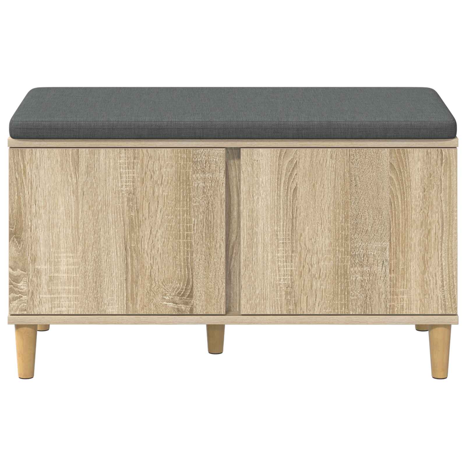 Παγκάκι Χαλωρίου με μαξιλάρι Δρύς Sonoma 80 x 38 x 46 εκ - Pakobazaar