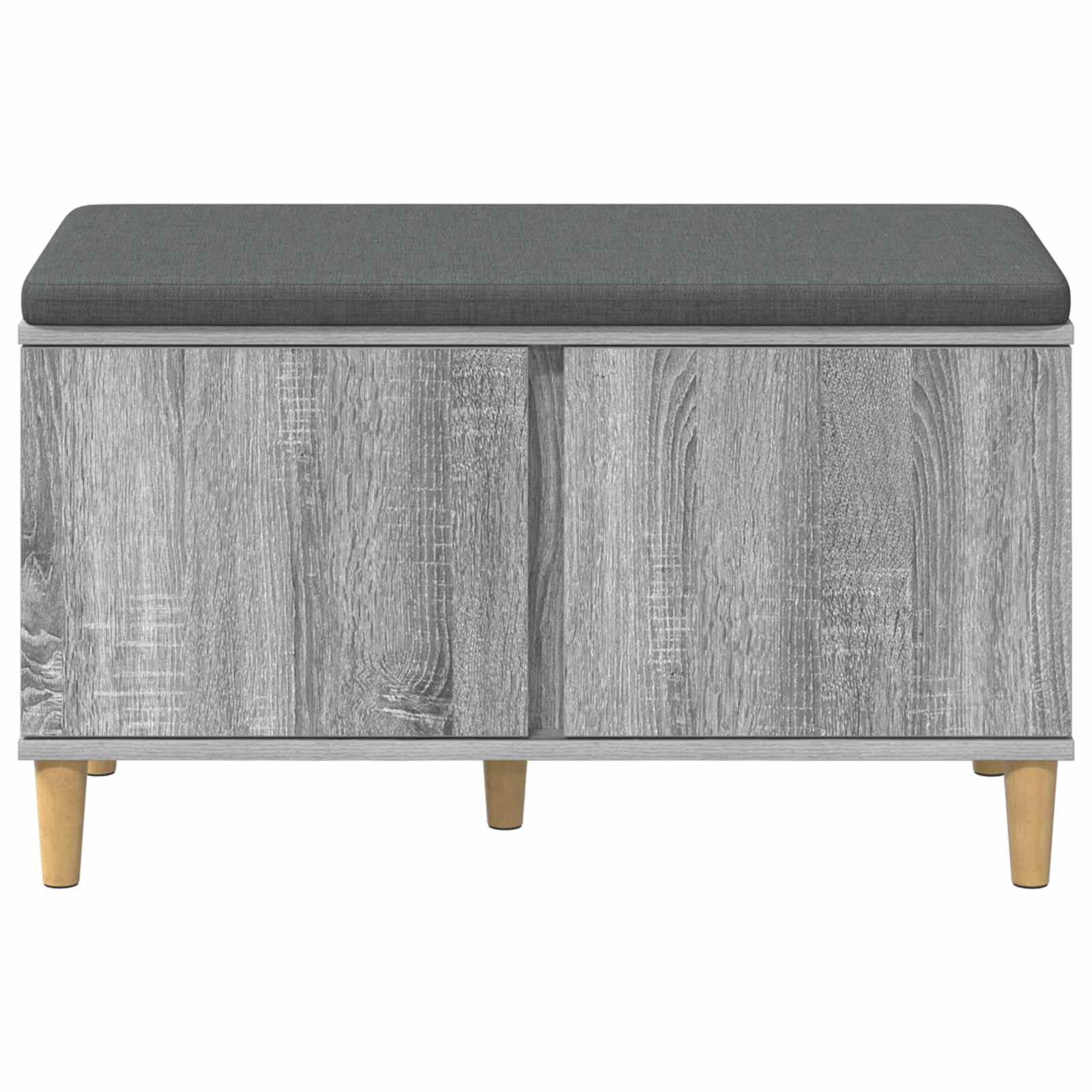 Παγκάκι Χαλωρίου με μαξιλάρι Γκρι Σονομά 80 x 38 x 46 εκ - Pakobazaar