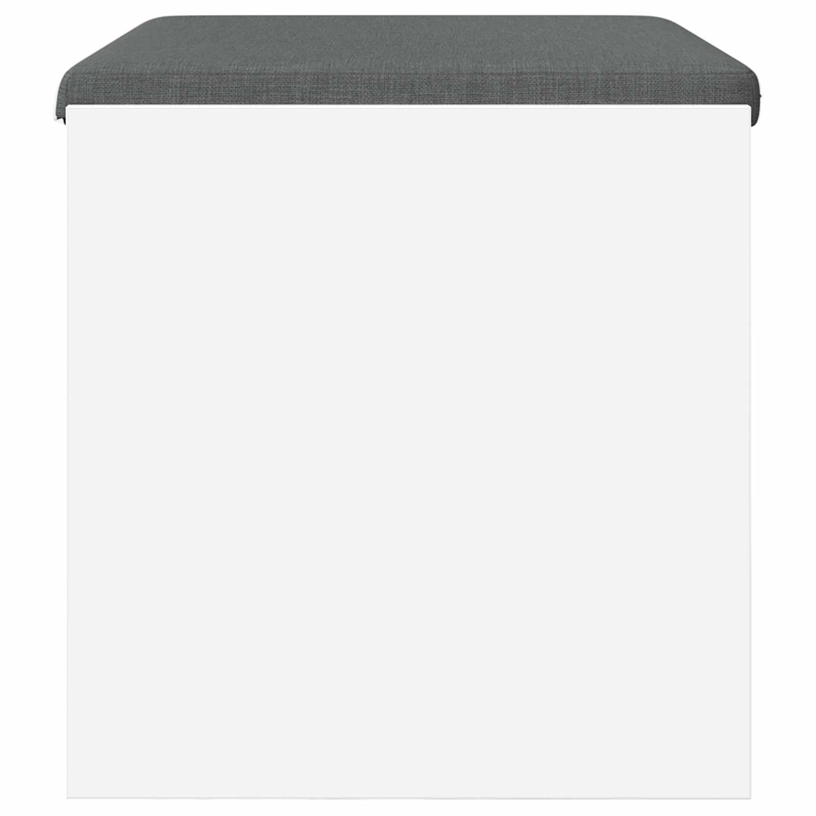 Παγκάκι Χαλωρίου με μαξιλάρι Λευκό 63 x 38 x 40 εκ - Pakobazaar