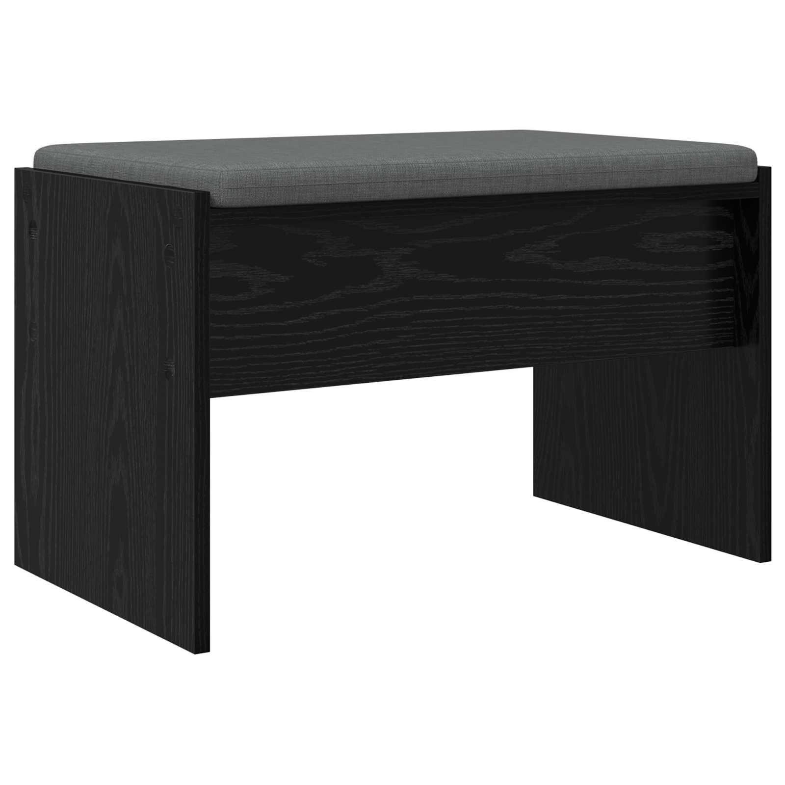Παγκάκι Χαλωρίου με μαξιλάρι Μαύρη Οξυά 63 x 38 x 40 εκ - Pakobazaar