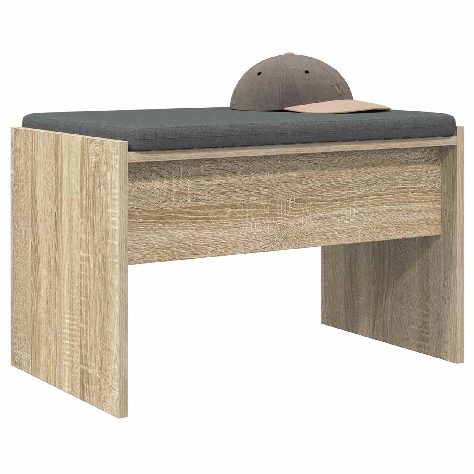 Παγκάκι Χαλωρίου με μαξιλάρι Δρύς Sonoma 63 x 38 x 40 εκ - Pakobazaar