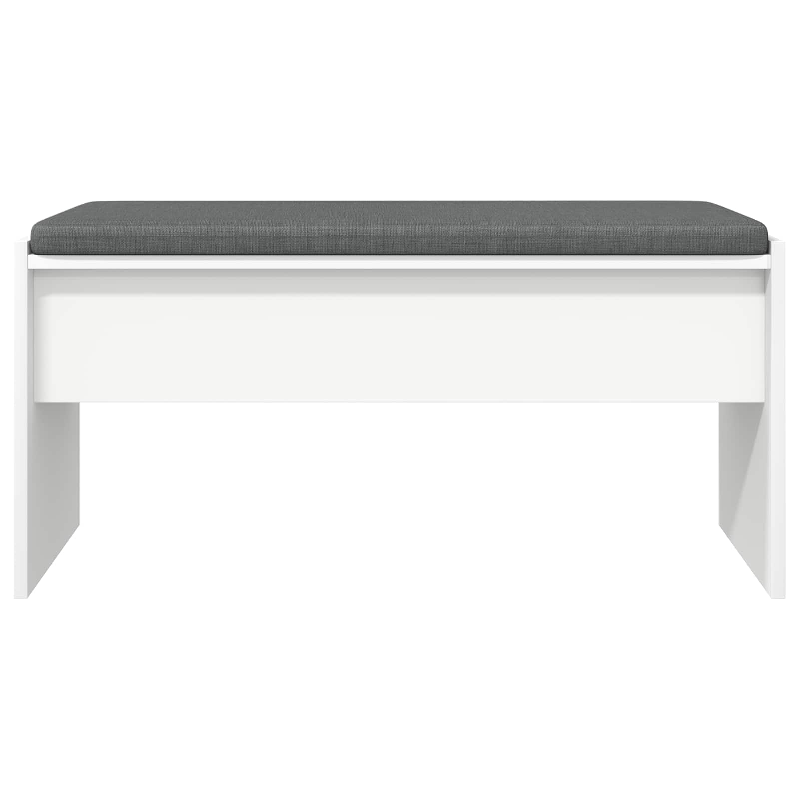 Παγκάκι Χαλωρίου με μαξιλάρι Λευκό 83 x 38 x 40 εκ - Pakobazaar