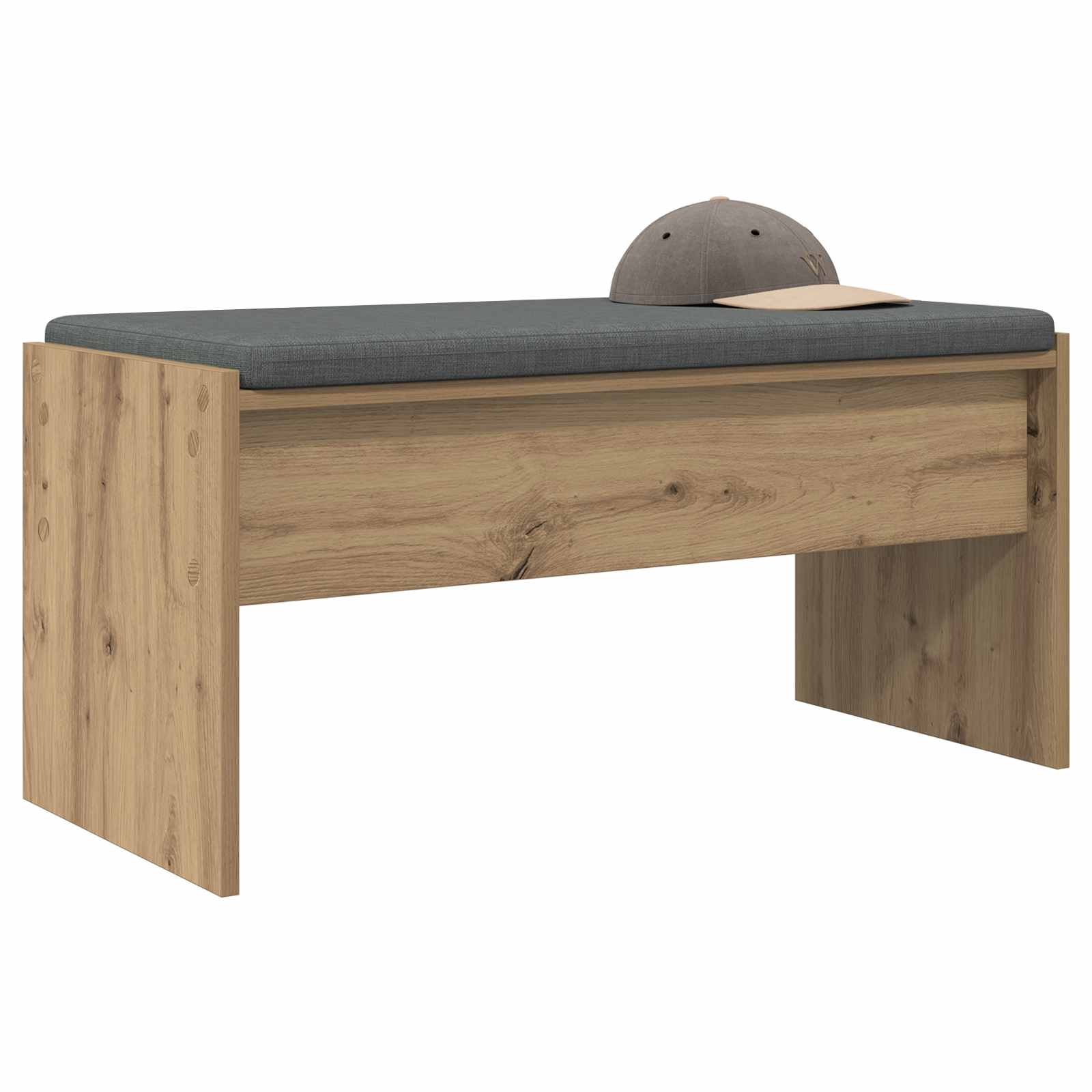 Παγκάκι Χαλωρίου με μαξιλάρι Artisan Oak 83 x 38 x 40 εκ - Pakobazaar