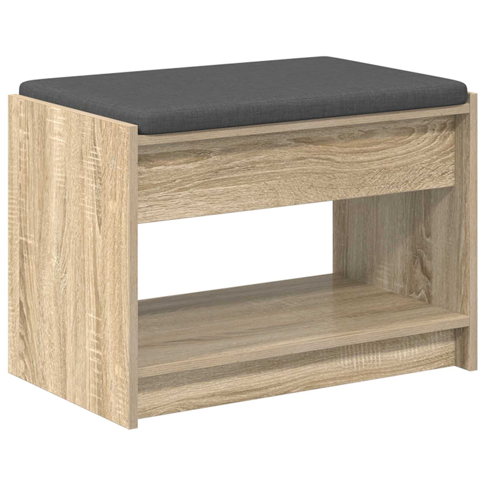 Παγκάκι Χαλωρίου με μαξιλάρι Δρύς Sonoma 63 x 38 x 45 εκ - Pakobazaar