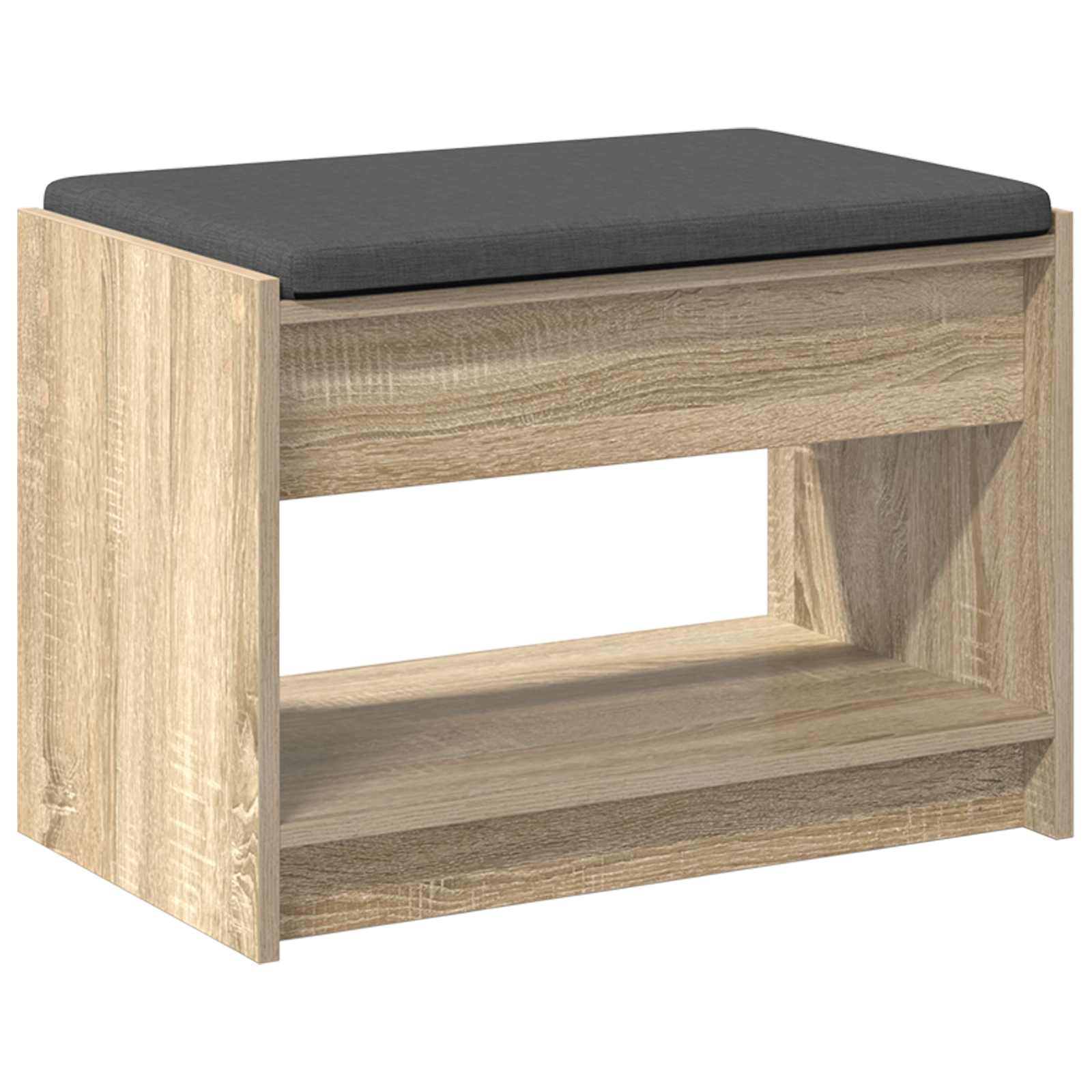 Παγκάκι Χαλωρίου με μαξιλάρι Δρύς Sonoma 63 x 38 x 45 εκ - Pakobazaar