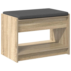 Παγκάκι Χαλωρίου με μαξιλάρι Δρύς Sonoma 63 x 38 x 45 εκ - Pakobazaar