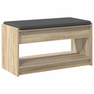 Παγκάκι Χαλωρίου με μαξιλάρι Δρύς Sonoma 83 x 38 x 45 εκ - Pakobazaar