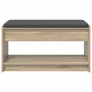 Παγκάκι Χαλωρίου με μαξιλάρι Δρύς Sonoma 83 x 38 x 45 εκ - Pakobazaar