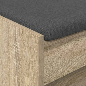 Παγκάκι Χαλωρίου με μαξιλάρι Δρύς Sonoma 103 x 38 x 45 εκ - Pakobazaar
