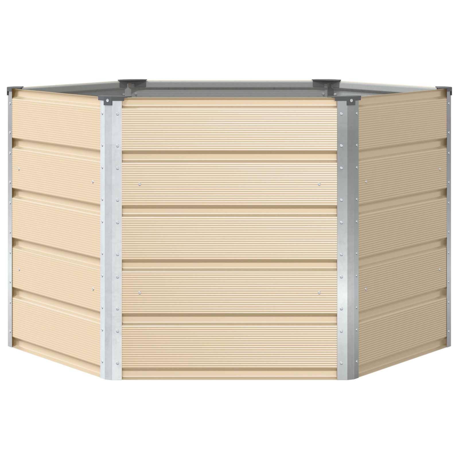 Γλάστρα Ελεφαντόδοντο 129 x 129 x 75 εκ Ατσάλι - Pakobazaar