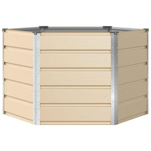 Γλάστρα Ελεφαντόδοντο 129 x 129 x 75 εκ Ατσάλι - Pakobazaar