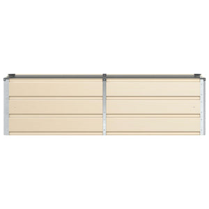 Γλάστρα Ελεφαντόδοντο 160 x 40 x 45 cm Ατσάλι - Pakobazaar