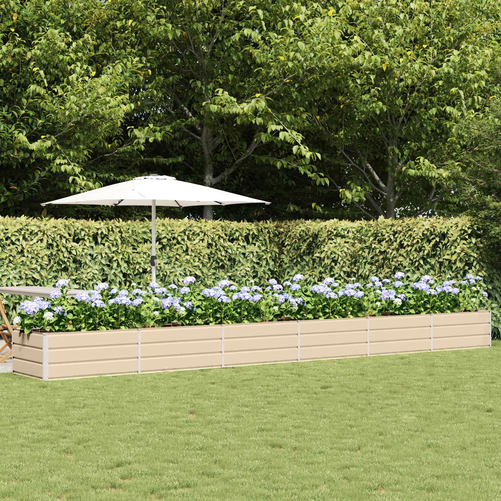 Γλάστρα Ελεφαντόδοντο 600 x 80 x 45 cm Ατσάλι - Pakobazaar