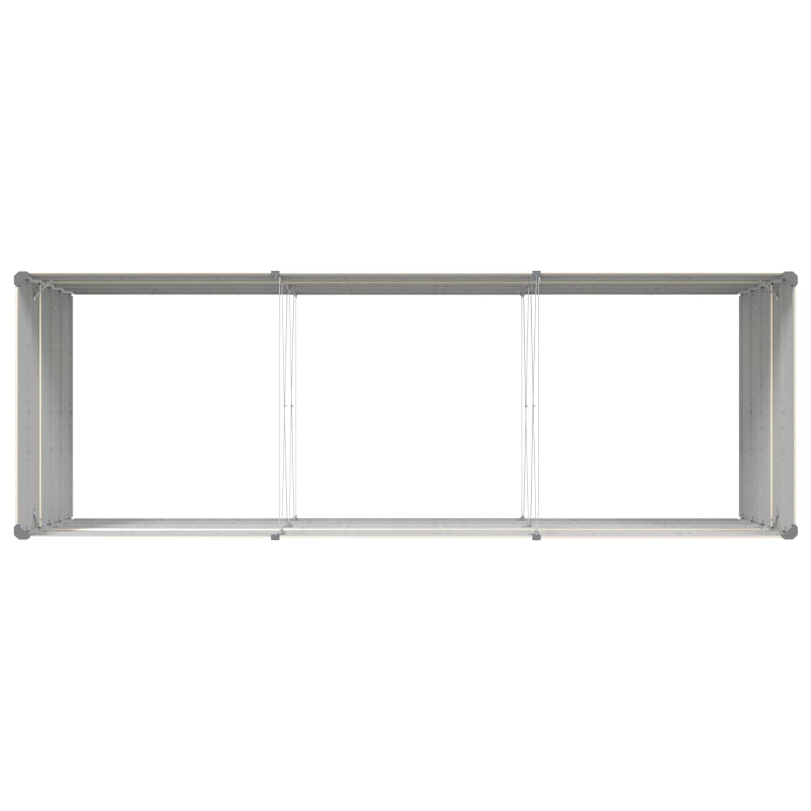 Γλάστρα Ελεφαντόδοντο 195 x 100 x 45 εκ Επικαλυμμένος Χάλυβας - Pakobazaar