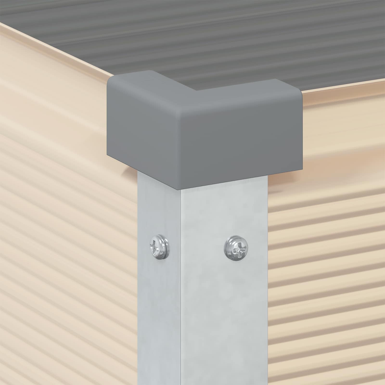 Γλάστρα Ελεφαντόδοντο 100 x 45 x 90 εκ. Επικαλυμμένος Χάλυβας - Pakobazaar