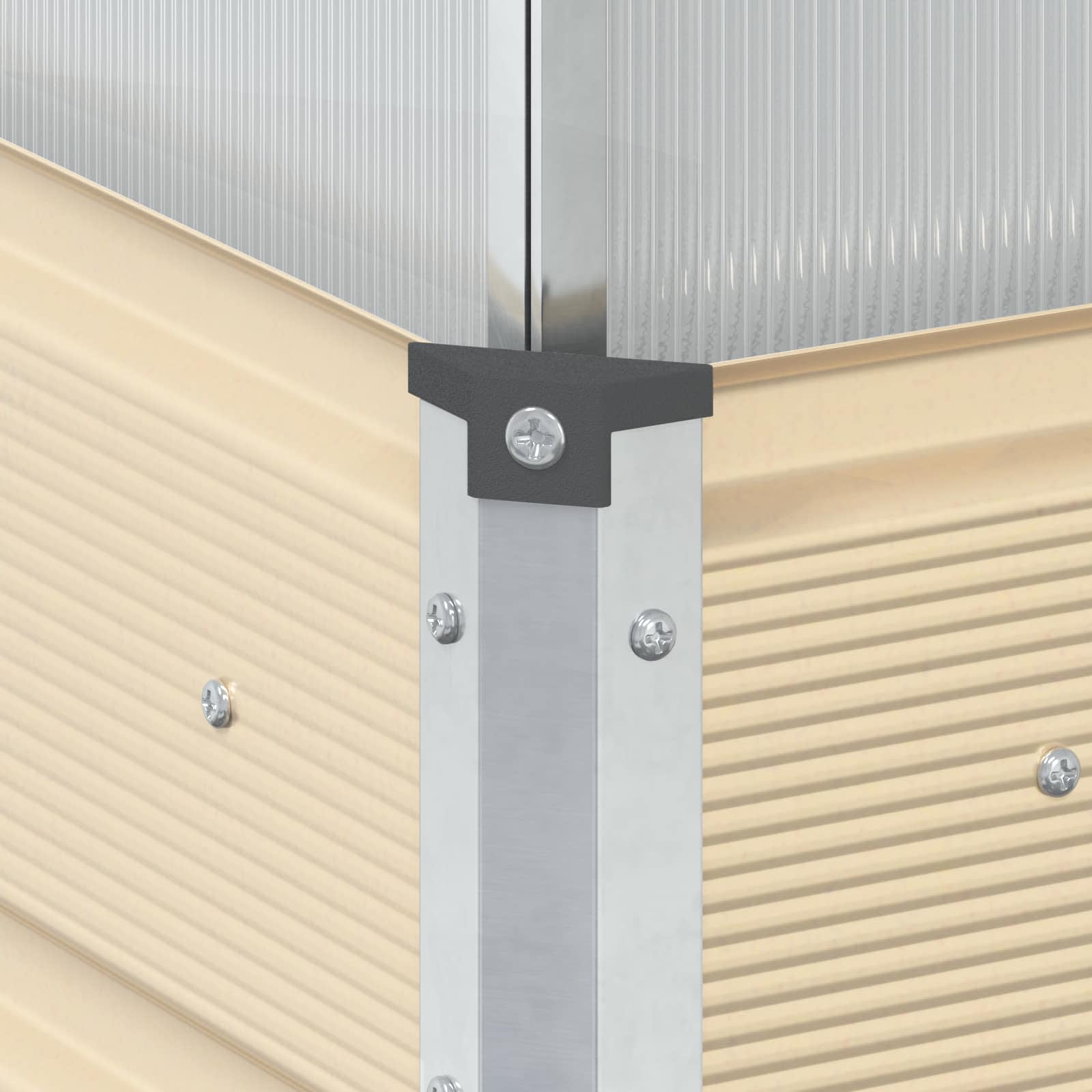 Γλάστρα Ελεφαντόδοντο 100 x 100 x 77 cm Επικαλυμμένος Χάλυβας - Pakobazaar