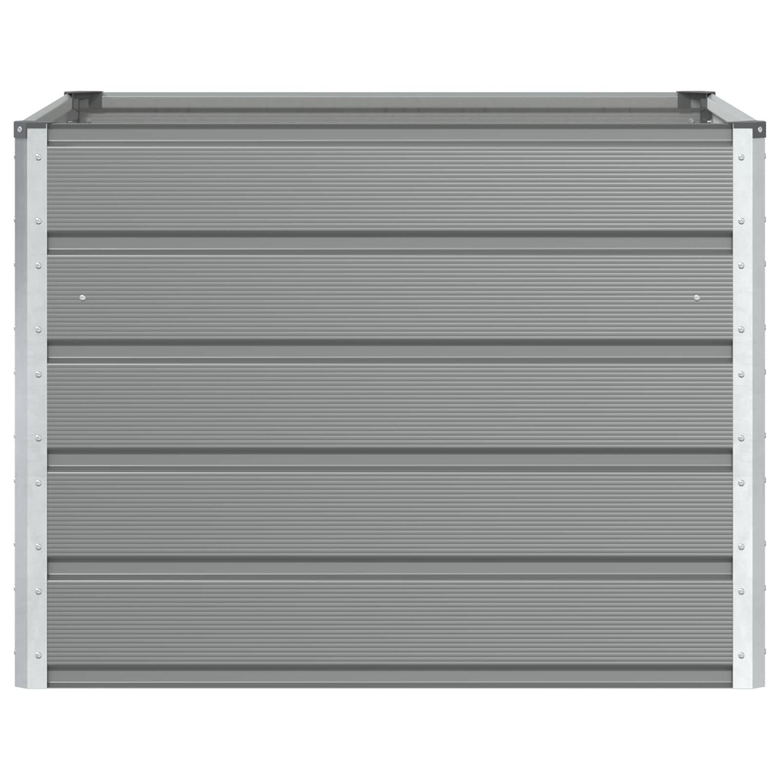 Γλάστρα Ανοιχτό γκρι 100 x 100 x 75 εκ Ατσάλι - Pakobazaar