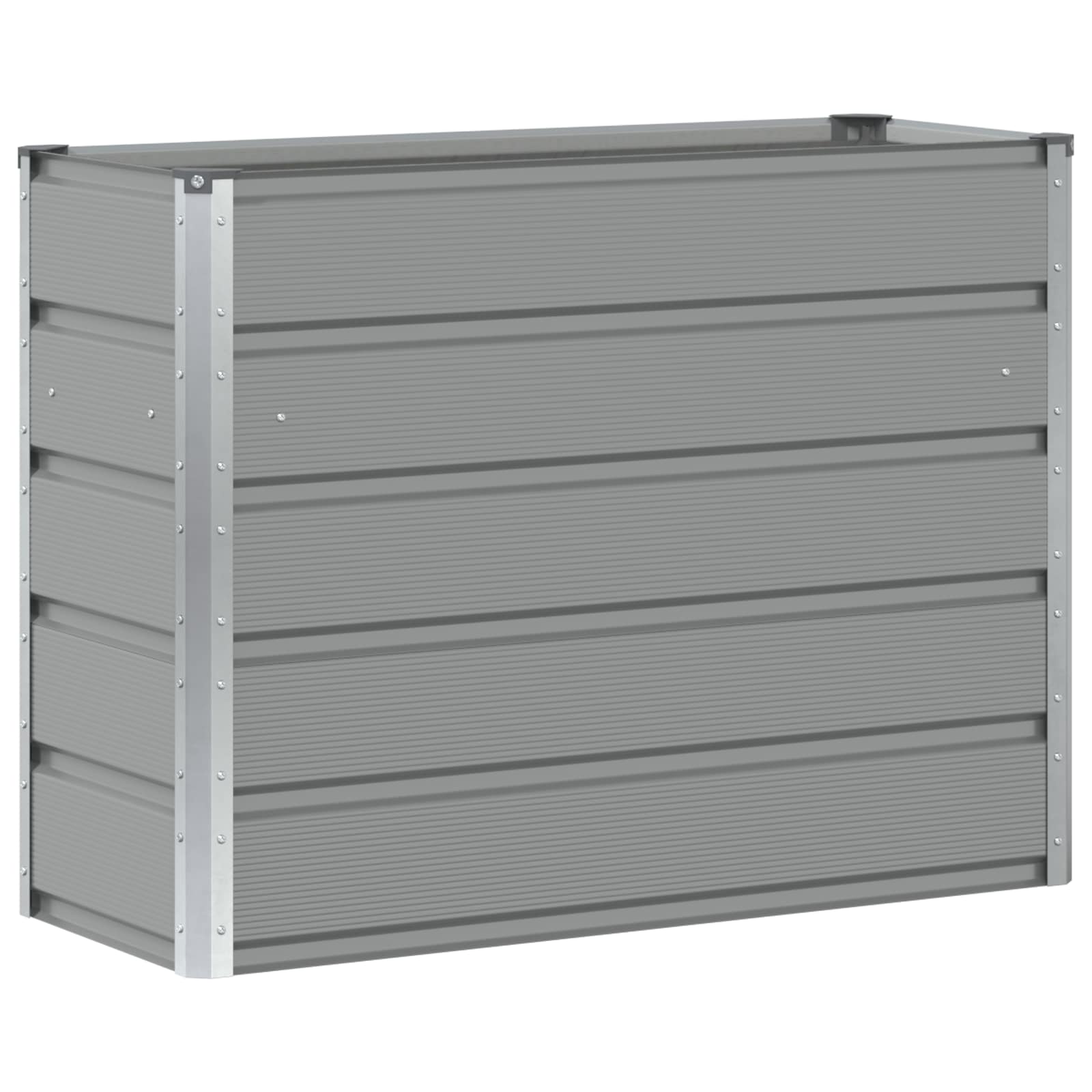 Γλάστρα Ανοιχτό γκρι 100 x 40 x 75 cm Ατσάλι - Pakobazaar
