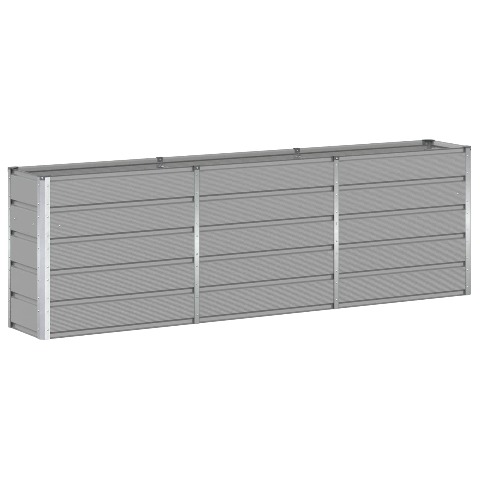 Γλάστρα Ανοιχτό γκρι 160 x 40 x 75 εκ. Ατσάλι - Pakobazaar