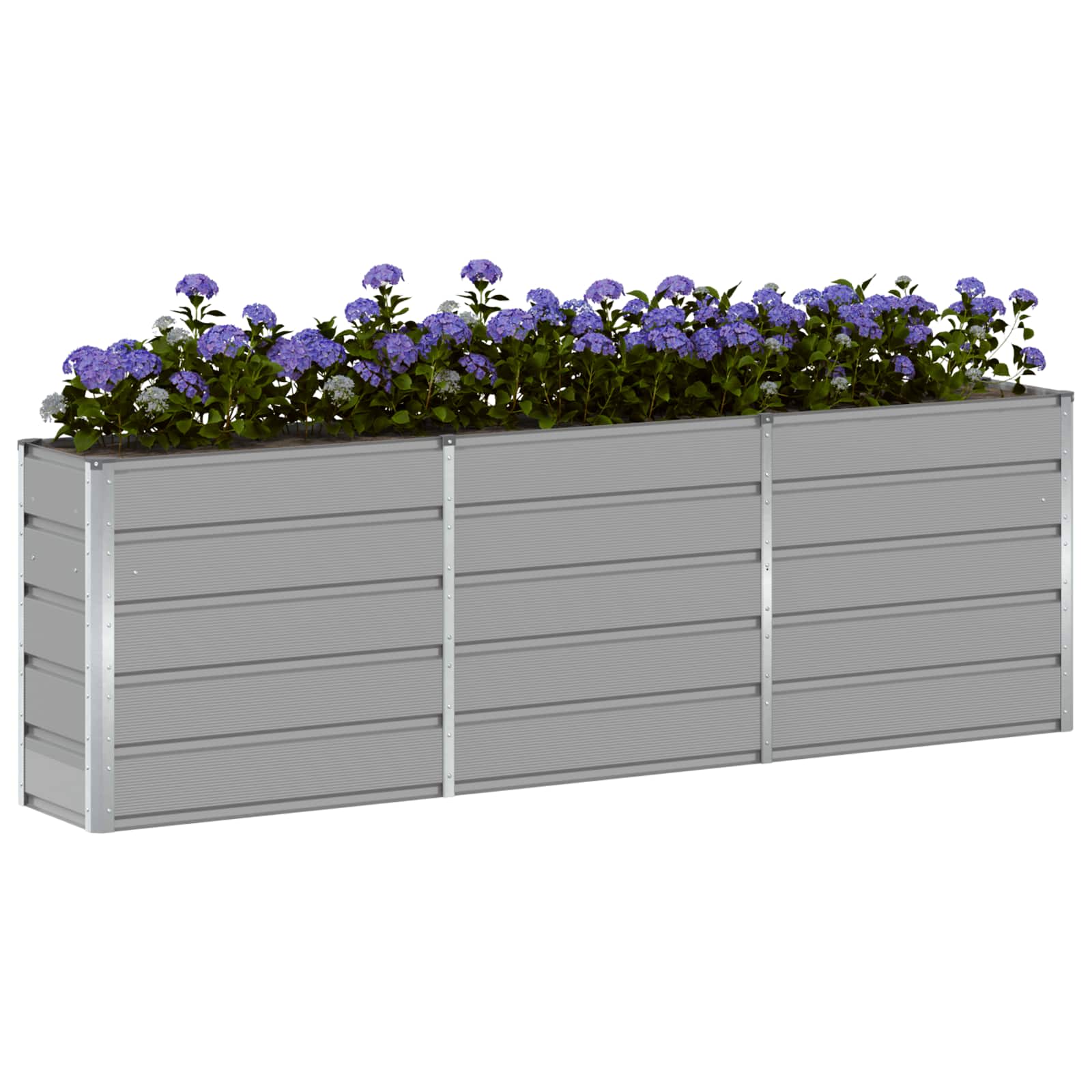 Γλάστρα Ανοιχτό γκρι 160 x 40 x 75 εκ. Ατσάλι - Pakobazaar