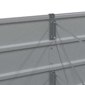 Γλάστρα Ανοιχτό γκρι 480 x 80 x 45 cm Ατσάλι - Pakobazaar