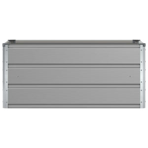 Γλάστρα Ανοιχτό γκρι 100 x 50 x 45 cm Επικαλυμμένος Χάλυβας - Pakobazaar