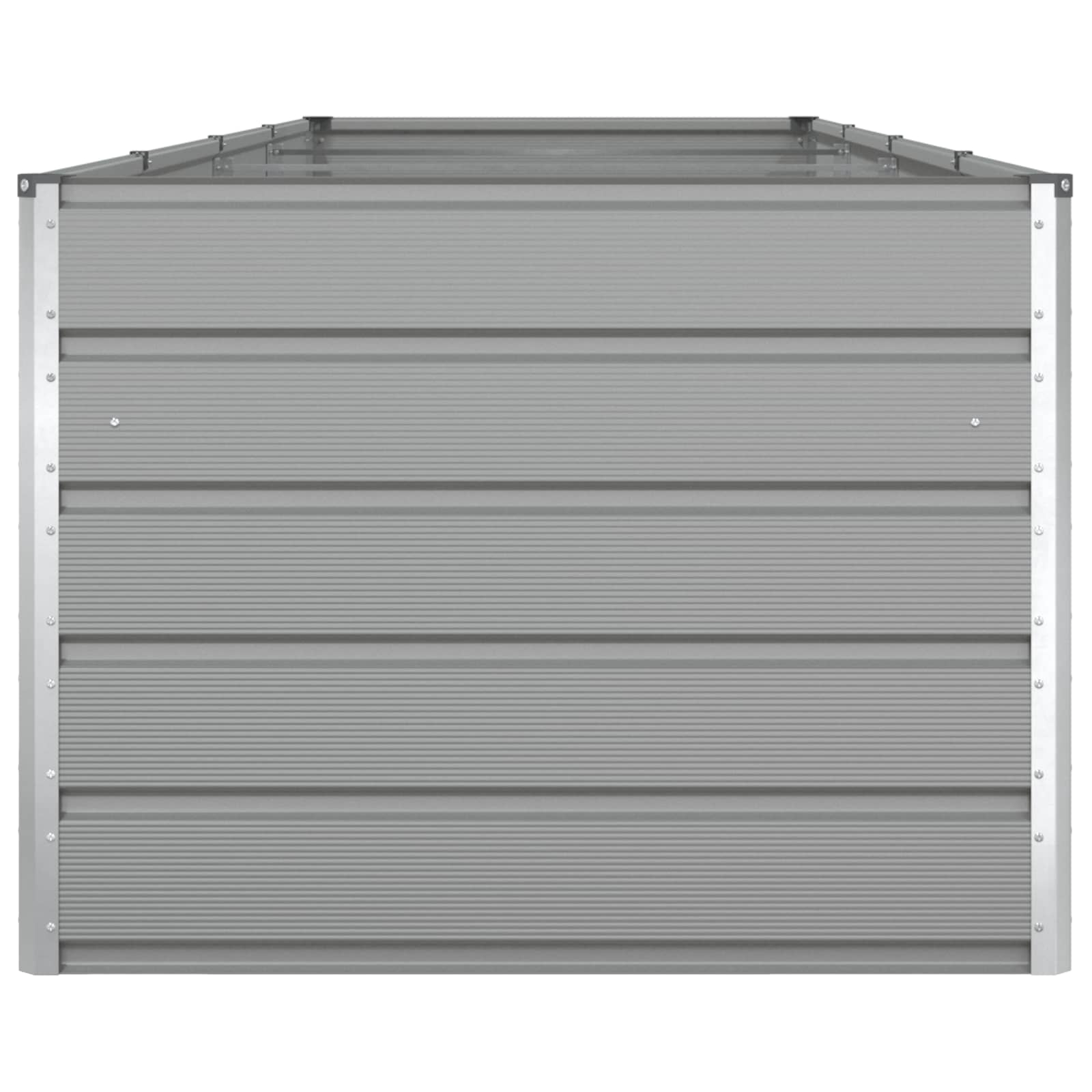 Γλάστρα Ανοιχτό γκρι 195 x 100 x 45 εκ Επικαλυμμένος Χάλυβας - Pakobazaar