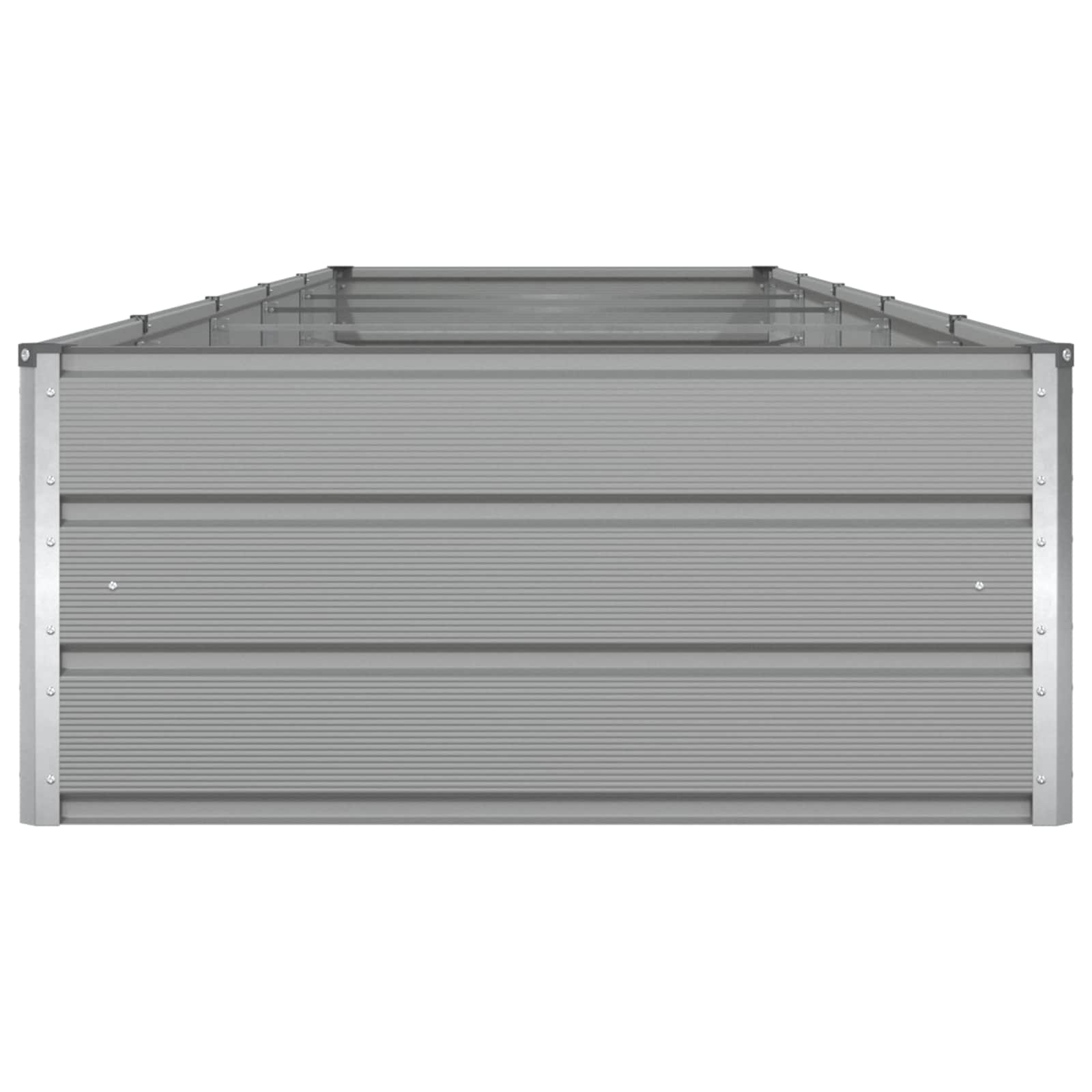 Γλάστρα Ανοιχτό γκρι 195 x 100 x 45 εκ Επικαλυμμένος Χάλυβας - Pakobazaar