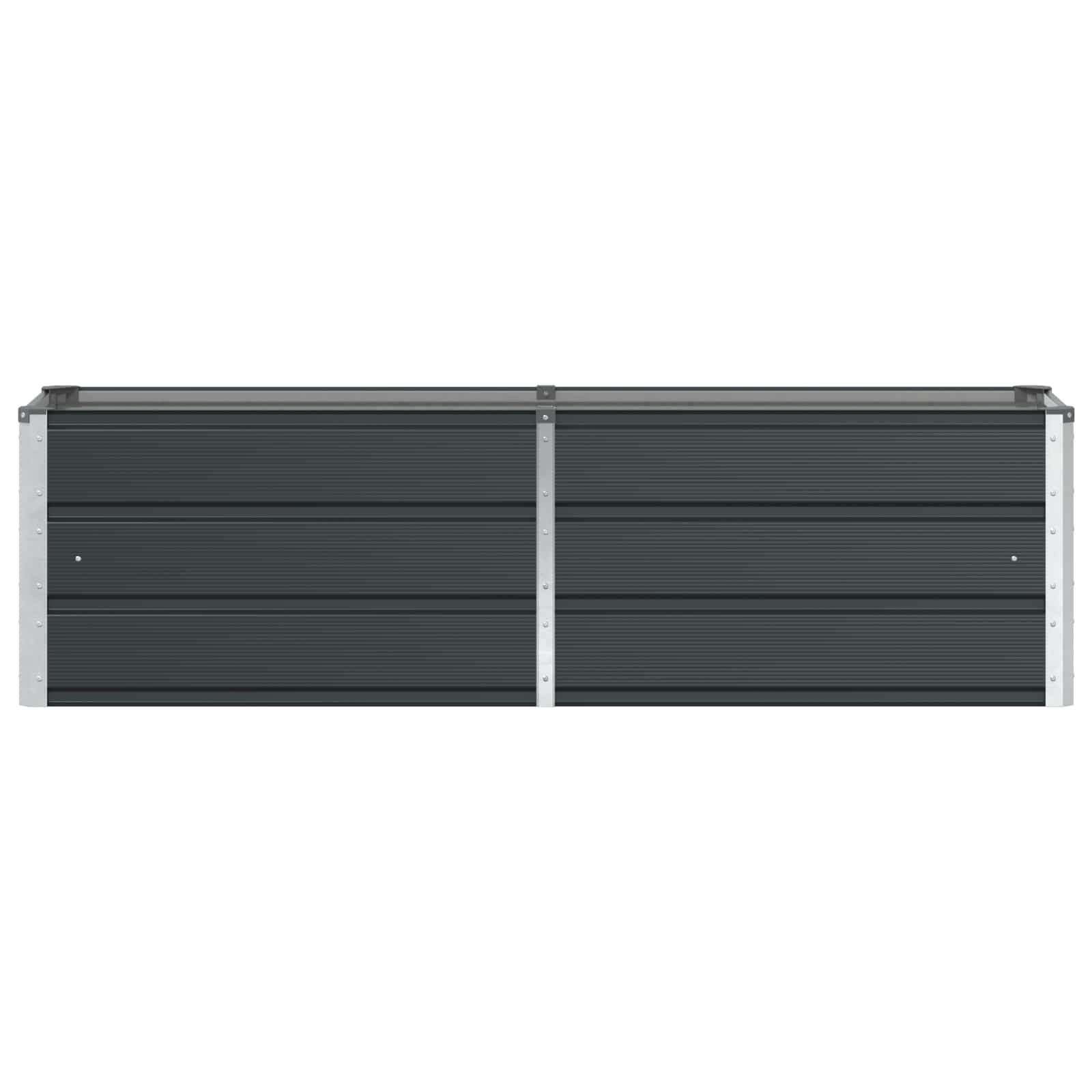 Γλάστρα Ανθρακί 160 x 40 x 45 cm Ατσάλι - Pakobazaar