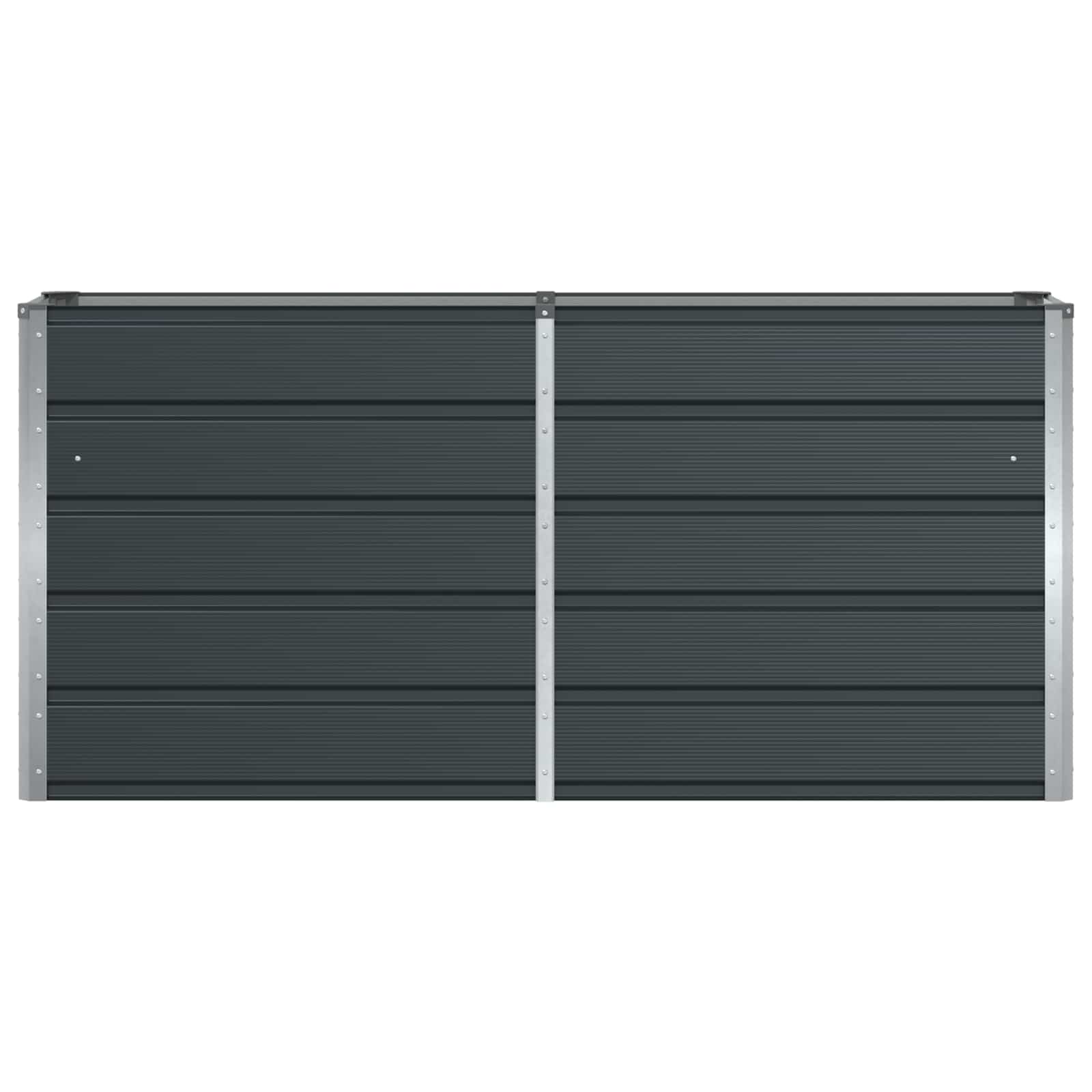 Γλάστρα Ανθρακί 160 x 40 x 75 εκ. Ατσάλι - Pakobazaar