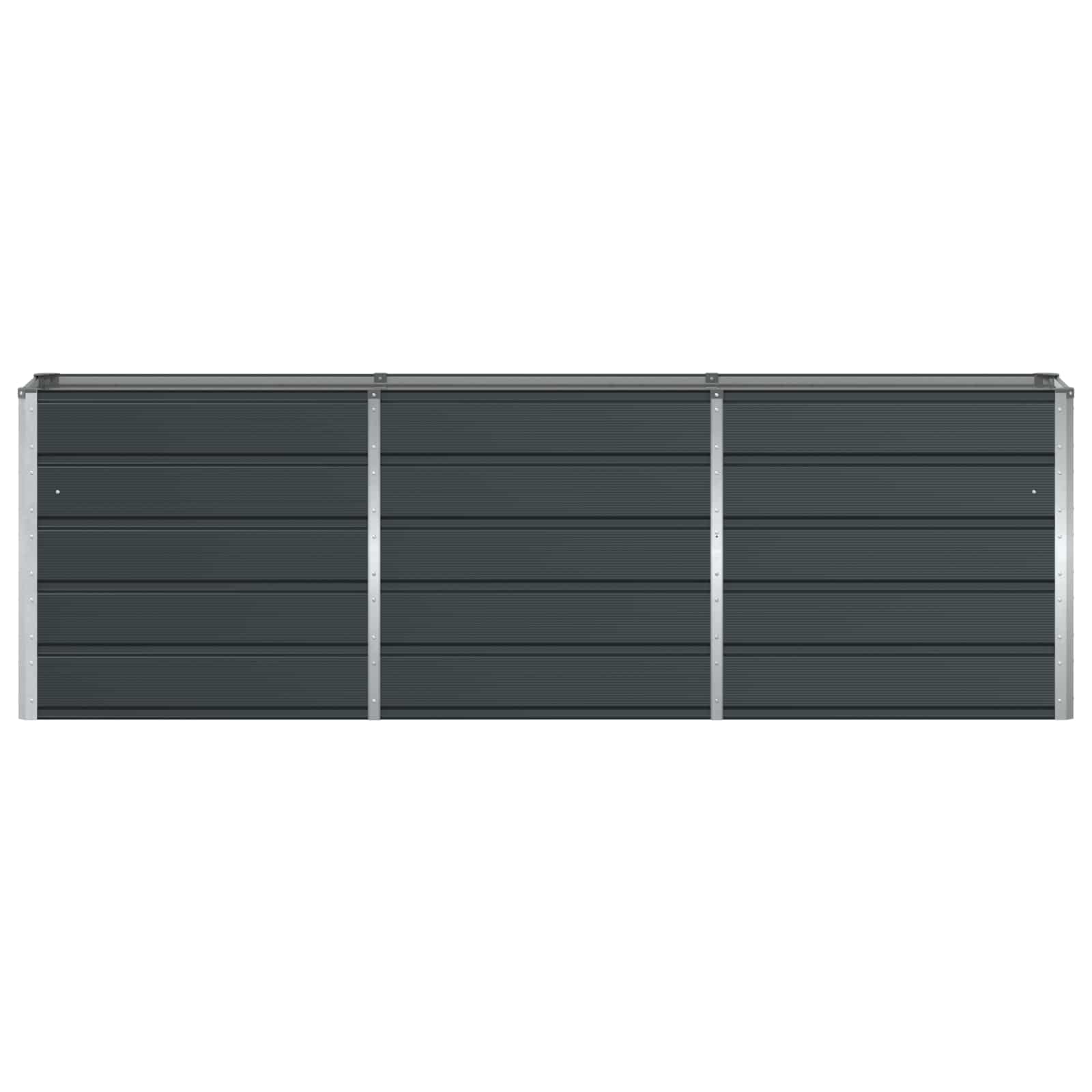 Γλάστρα Ανθρακί 160 x 40 x 75 εκ. Ατσάλι - Pakobazaar