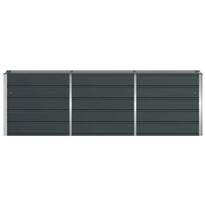 Γλάστρα Ανθρακί 160 x 40 x 75 εκ. Ατσάλι - Pakobazaar
