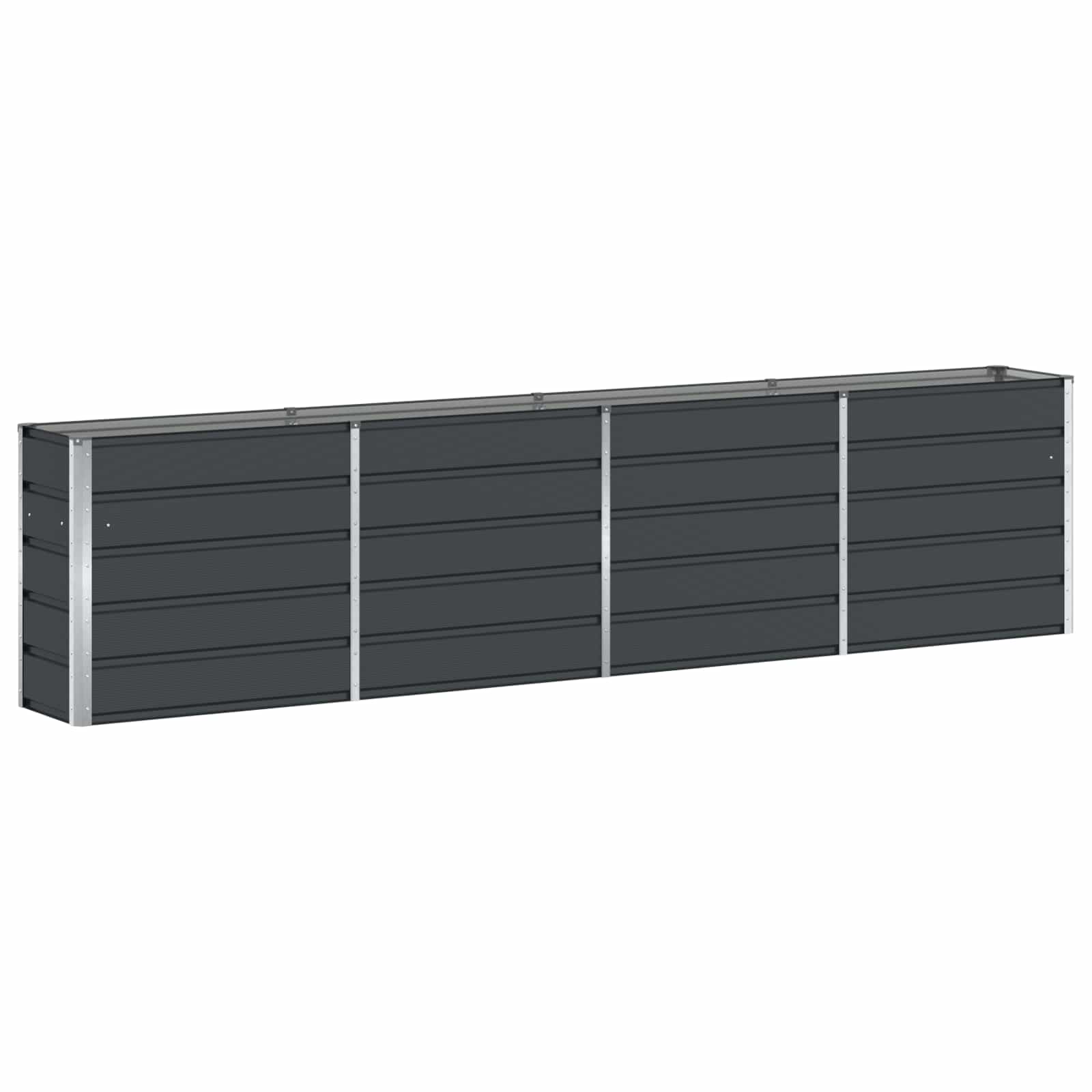 Γλάστρα Ανθρακί 160 x 40 x 75 εκ. Ατσάλι - Pakobazaar