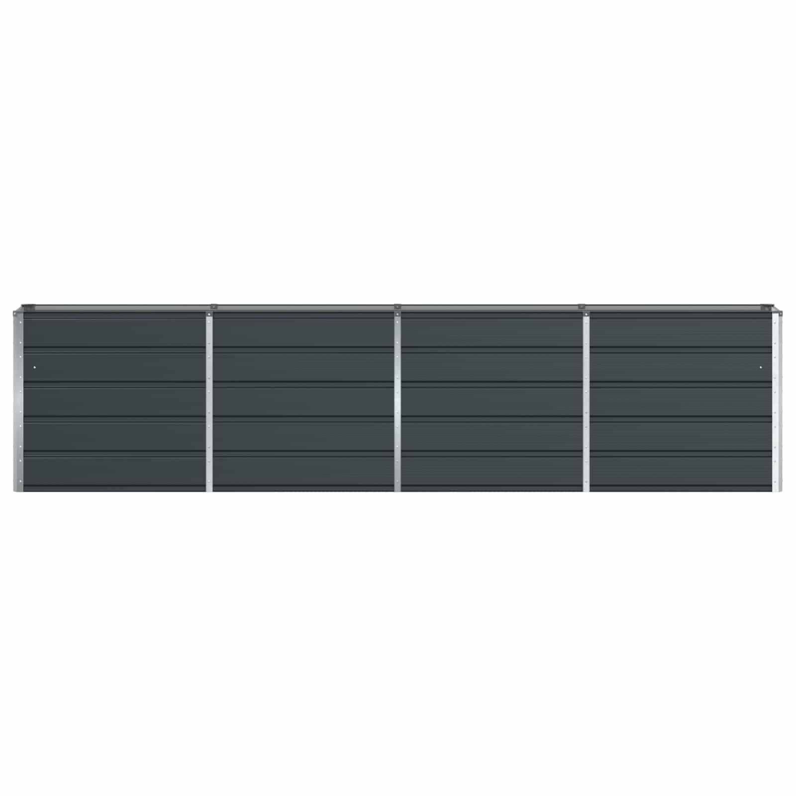 Γλάστρα Ανθρακί 160 x 40 x 75 εκ. Ατσάλι - Pakobazaar