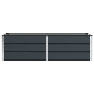 Γλάστρα Ανθρακί 160 x 80 x 45 cm Ατσάλι - Pakobazaar
