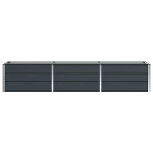 Γλάστρα Ανθρακί 240 x 80 x 45 cm Ατσάλι - Pakobazaar