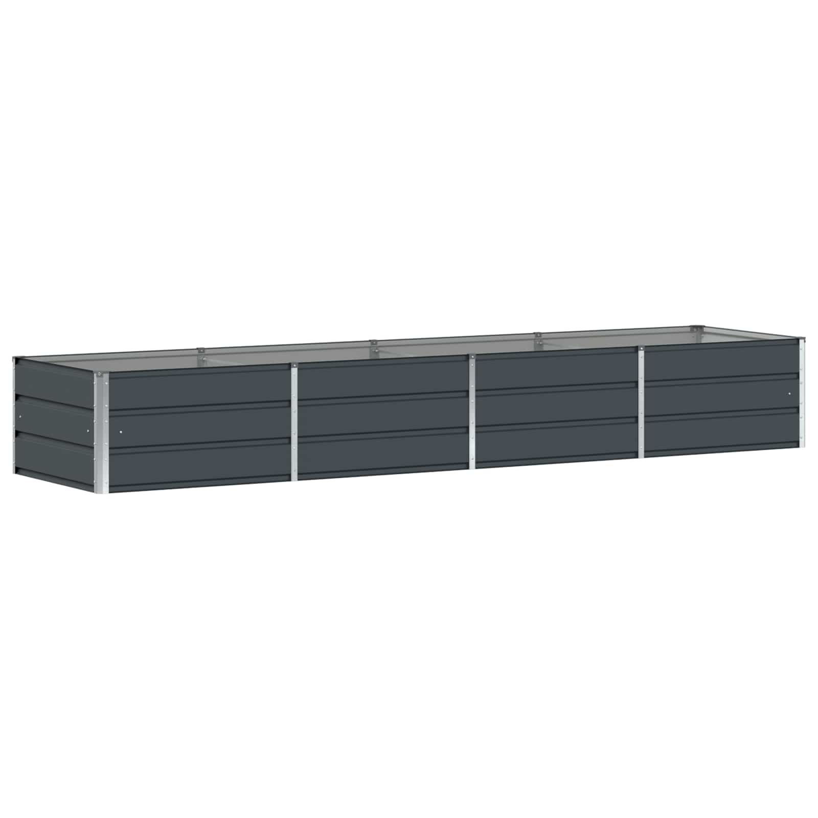 Γλάστρα Ανθρακί 320 x 80 x 45 cm Ατσάλι - Pakobazaar