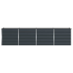 Γλάστρα Ανθρακί 240 x 80 x 75 εκ. Ατσάλι - Pakobazaar
