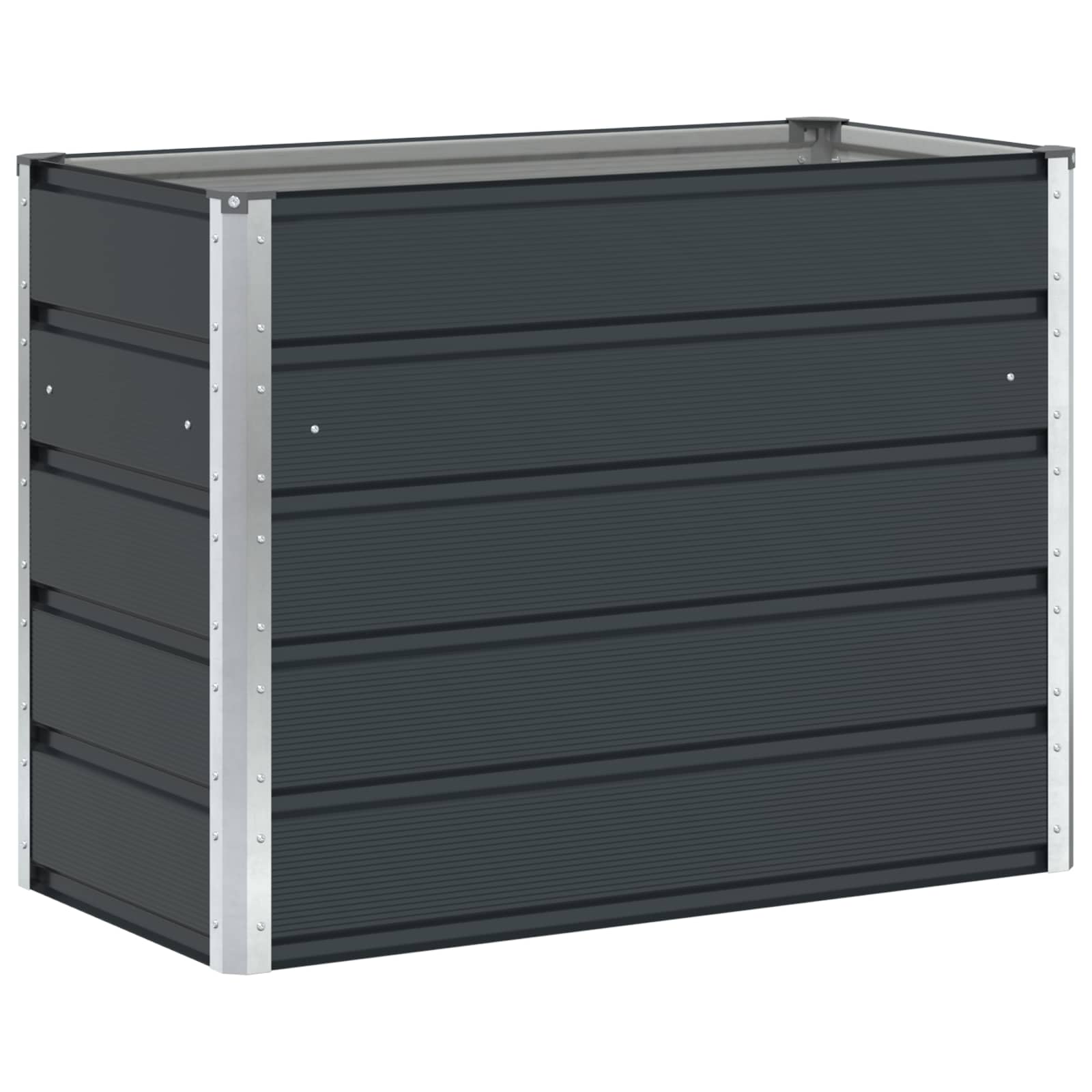 Γλάστρα Ανθρακί 480 x 50 x 45 εκ Επικαλυμμένος Χάλυβας - Pakobazaar