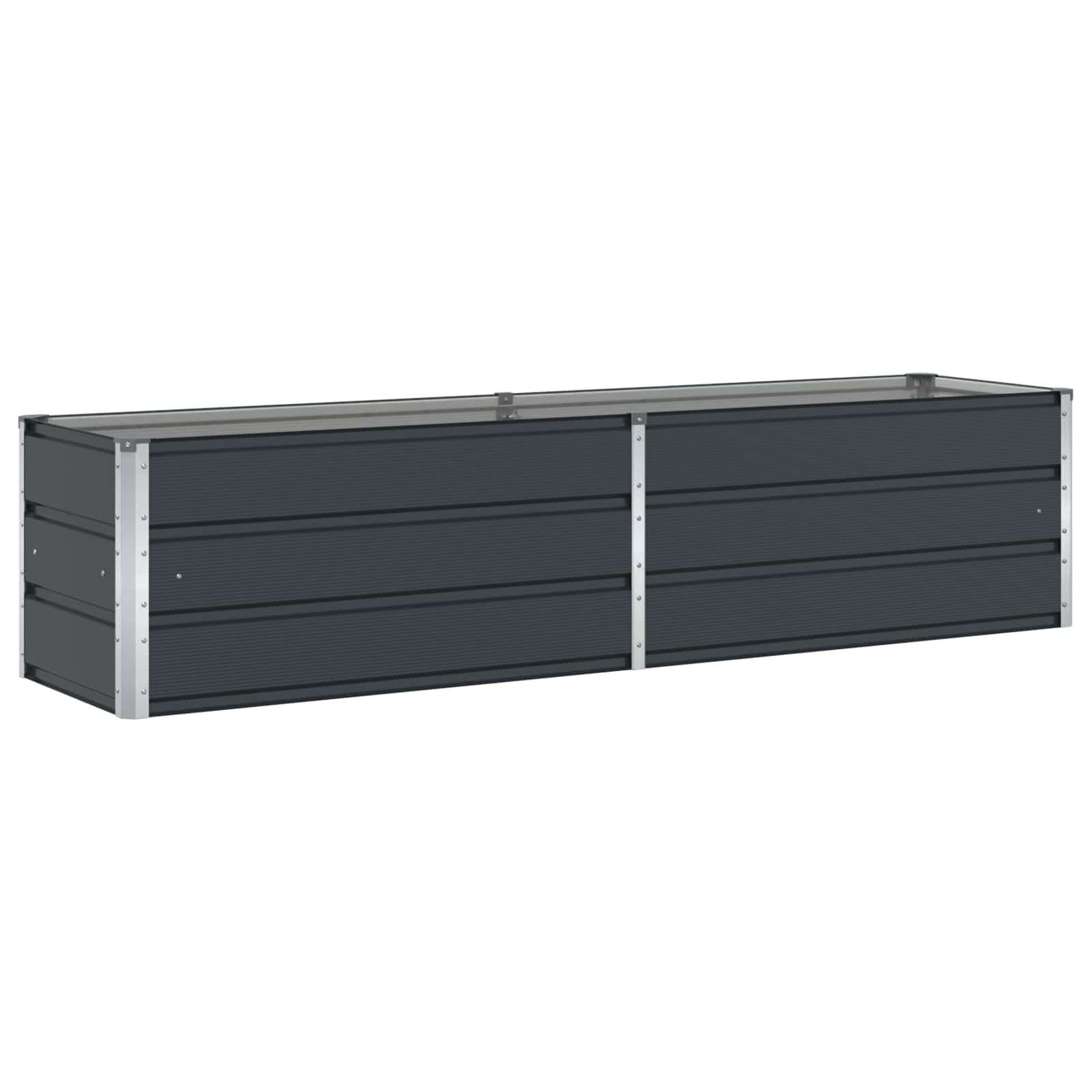 Γλάστρα Ανθρακί 480 x 50 x 45 εκ Επικαλυμμένος Χάλυβας - Pakobazaar