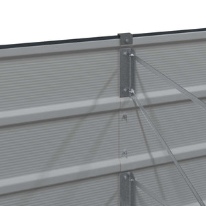 Γλάστρα Ανθρακί 480 x 50 x 45 εκ Επικαλυμμένος Χάλυβας - Pakobazaar