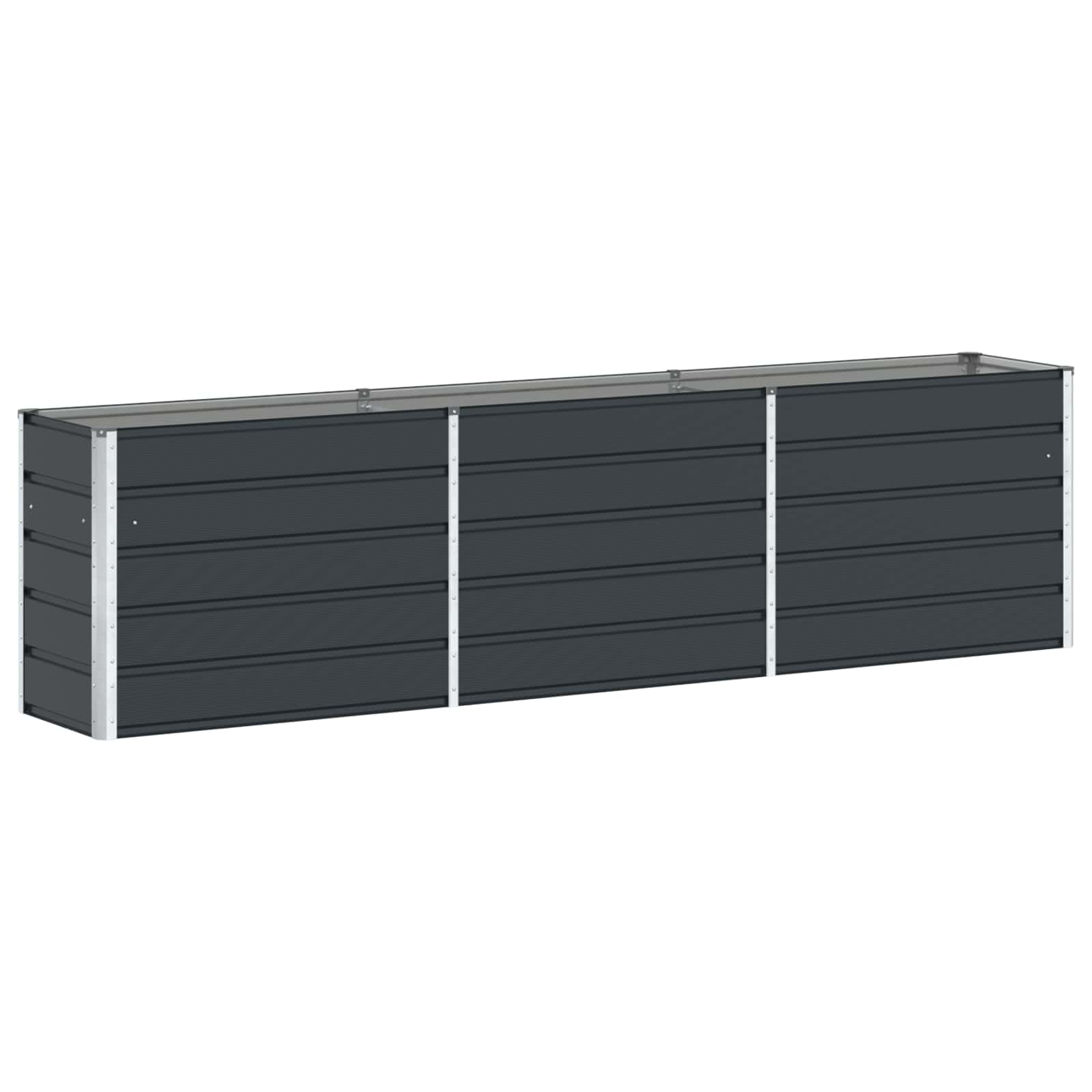 Γλάστρα Ανθρακί 480 x 50 x 45 εκ Επικαλυμμένος Χάλυβας - Pakobazaar